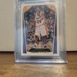 Kobe Bryant Card and Game-Used Jersey Piece 