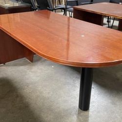 9 Cherry Office Bullet Computer Or Conferemce Room Tables! Only $70 Ea!