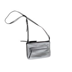 Vince Camuto gray leather crossbody purse – medium size