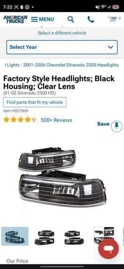 Chevy Silverado Headlights