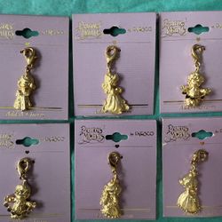 Set Of Six Precious Moments Add A Charms 96’