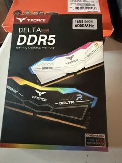 T-Force Delta RGB DDR5 16GB 6000MHz RAM Kit