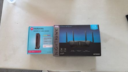 Nighthawk Router and Modem