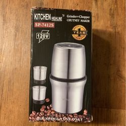 Kitchen Highline SP-7412S Coffee Grinder Brand New