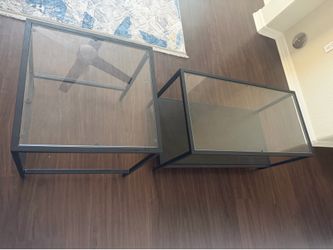Modern Glass Coffee Table Set