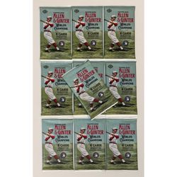 (10) 2021 Topps Allen & Ginter Baseball Pack Lot - 6 Hobby + 4 Retail Packs - MLB Cards Auto ? NEW