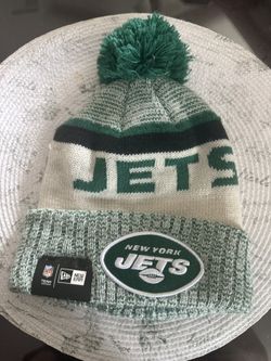 New Era New York Jets Beanie with Pom-Pom (Brand New)
