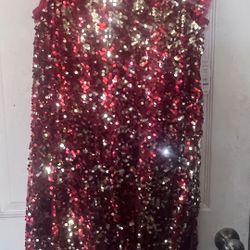 Christmas Sequin Dress 14/16