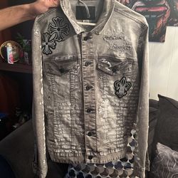 Mens Denim Jacket Large