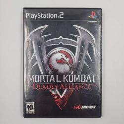 Mortal Kombat Deadly Alliance PS2 PlayStation 2 Complete CIB + Reg Card