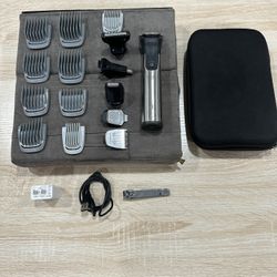 Philips Norelco Multigroom Series 9000 -Men'S Grooming Kit For Beard, Body, Face, Nose, Ear Hair Trimmer W/ Premium Storage Case