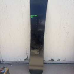 Snowboard With Burton Bag