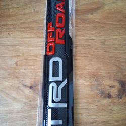 TRD OFF ROAD 3D RELIEF EMBLEM FOR TACOMA/ TUNDRA/ 4RUNNER 