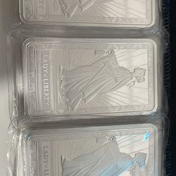 3 Bars of 10ounce Fine Silver