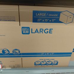 Medium And Large Boxes $1.50 Each