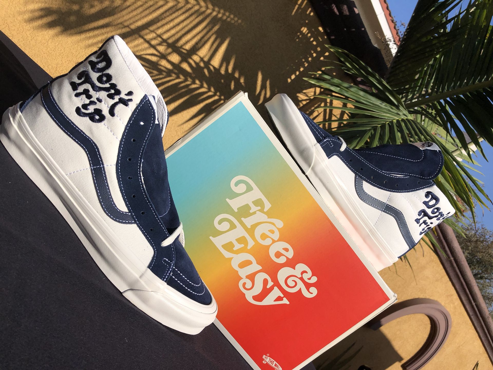 Vans Vault x Free Easy OG SK8 Hi LX 'Dress Blue size 12