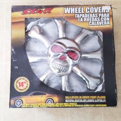 Skull hubcaps