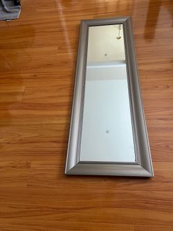 Used dressing mirror with frame 16.5”x53”