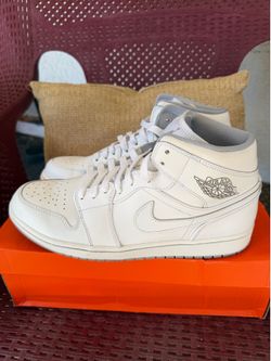 Air Jordan 1 mid white wolf grey