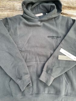 Black essentials hoodie