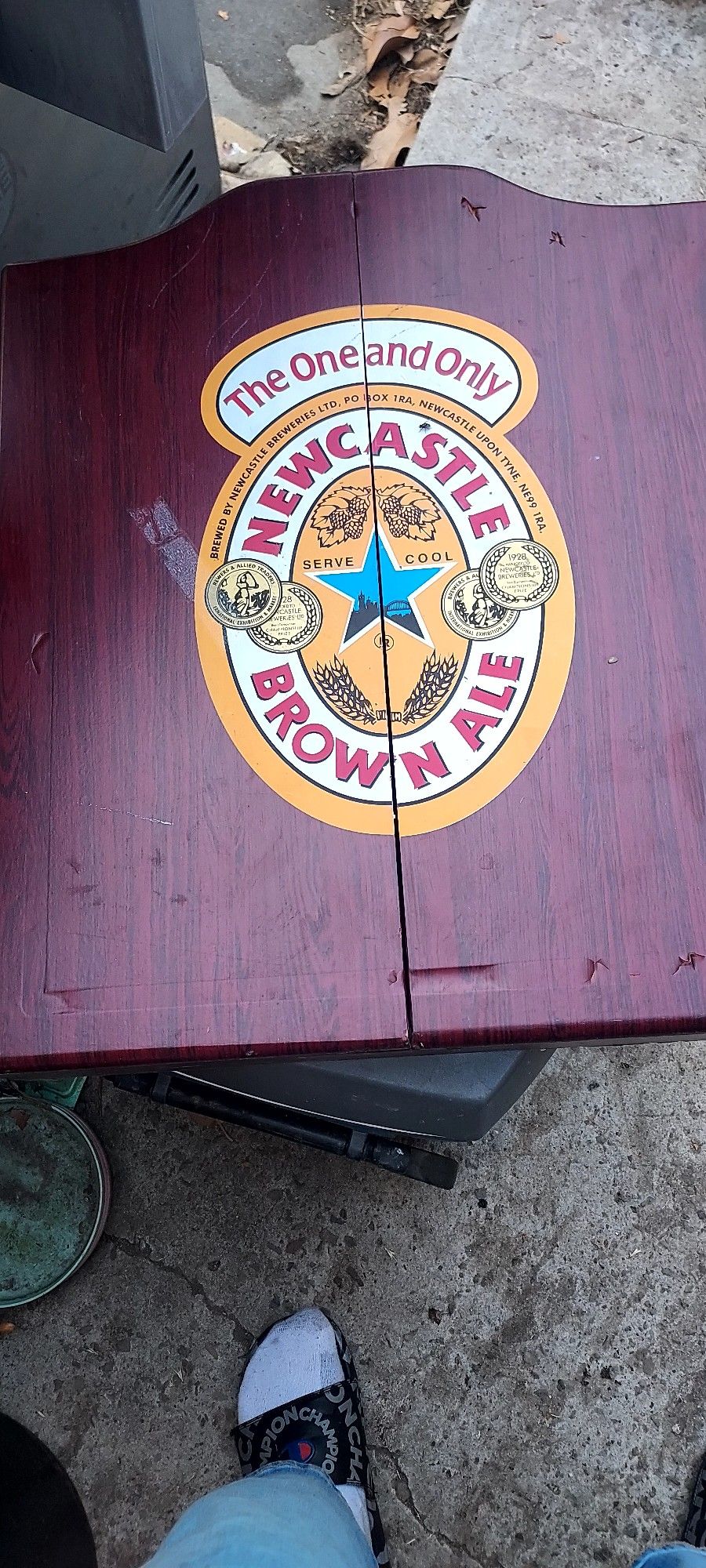 Wood Dart Board Box