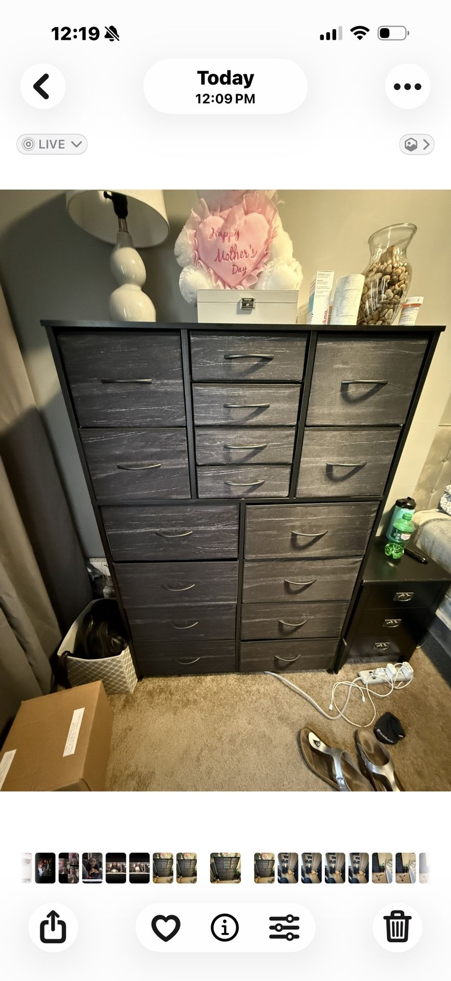 16 DRAWER DRESSER