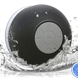 AquaSound WSP20 Shower Speaker, Portable Waterproof Wireless Bluetooth Speaker 
