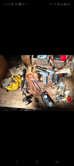 Vintage Craftsman Air Tools and misc parts