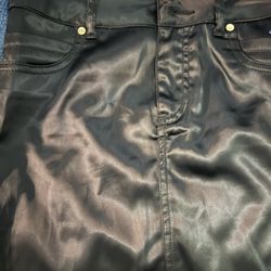 Sexy satin pencil skirt fitted size 26