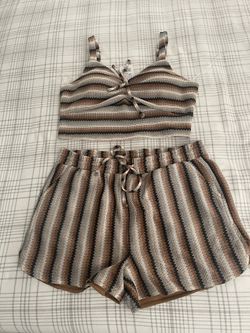 2 piece  shorts and top