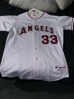 Signed C.J. Wilson #33 Angels Majestic Jersey – Size 48
