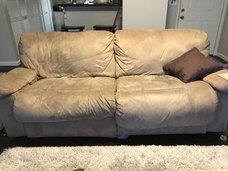 Beige Recliner Couch