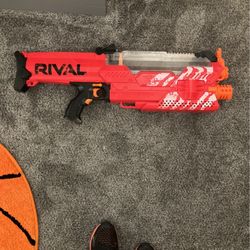Nerf Rival Fully Automatic Blaster And A Nerf Rival Semi Automatic Blaster