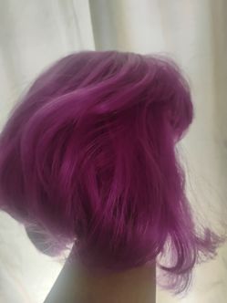 Purple costume wig for kids