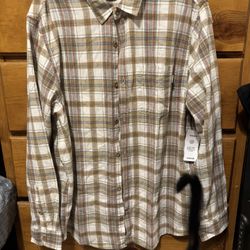 Hurley Longe Sleeve Organic Button Up