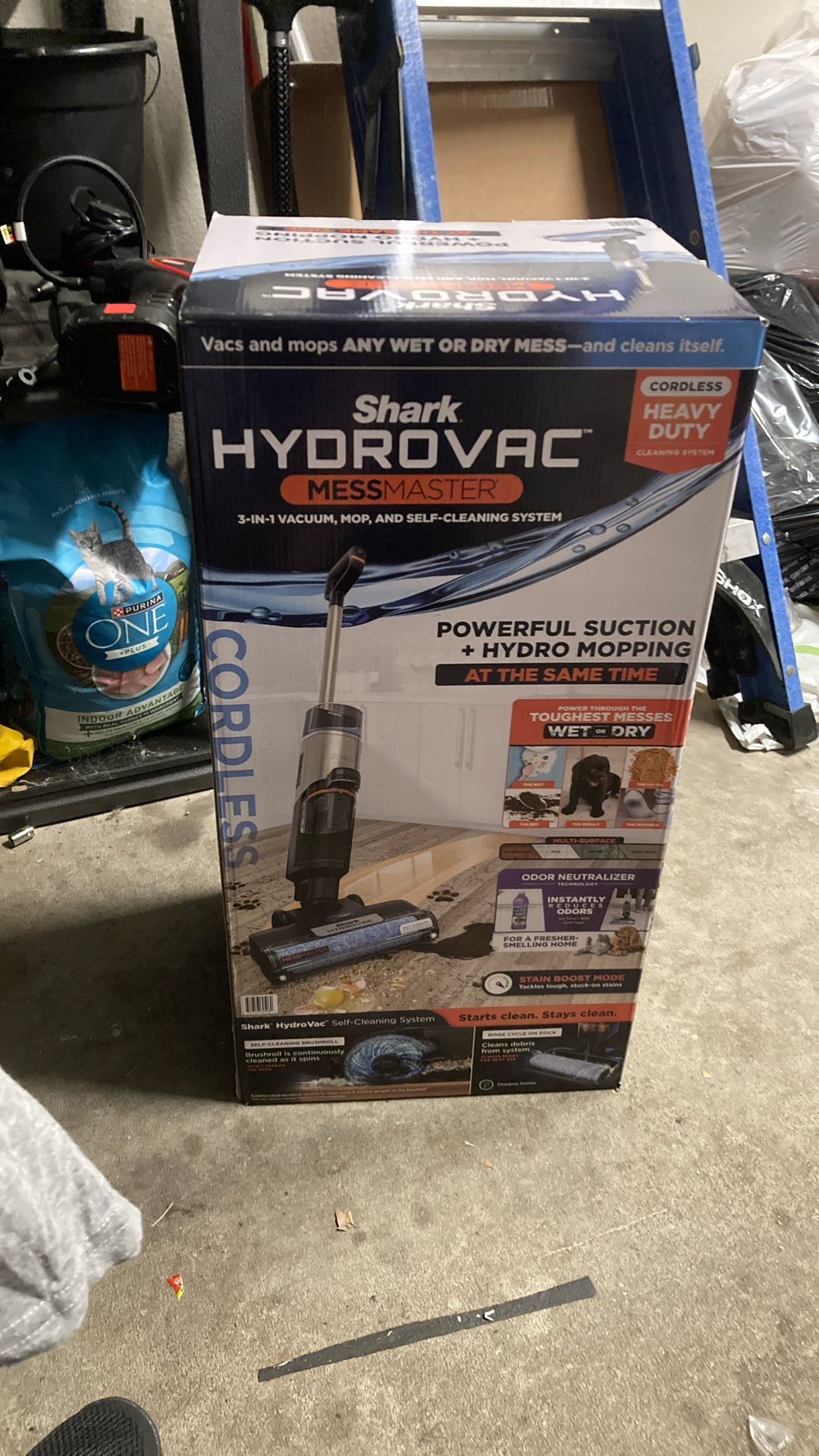 shark hydrovac messmaster vacum