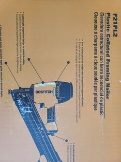 BOSTITCH 21 Degree Framing Gun P21PL2