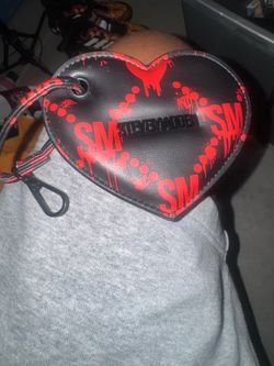 Steve Madden Heart Crossbody Mini Purse Black & Red Valentine’s Bag