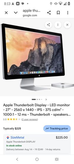 Apple Thunderbolt Display 27-Inch Monitor