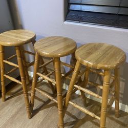 3 Chair Stools  