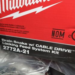 Milwaukee M18 Snake Drain Cable Drive Tool