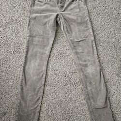 Gap 1969 Always Skinny Corduroy Pants Gray Size 25R