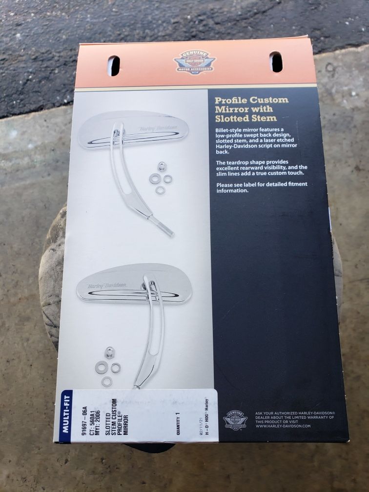 Harley Davidson motorcycle mirrors