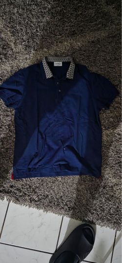 Salvatore Ferragamo Navy Blue Polo Shirt