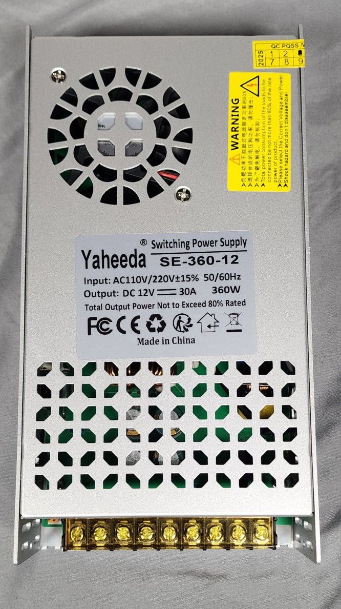 12V 30A 360W New Version 110V AC to 12V DC Converter Switching Power Supply Transformer Adapter SMPS AC to DC Converter Switch (12V 360W)