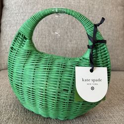 Wicker Crescent Bag-Kate Spade New York x Target Green 