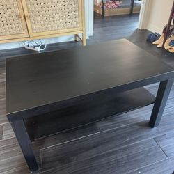 Brown Wood Coffee Table 