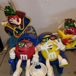 M And M Dispensers, Clock, Plush Etc.
