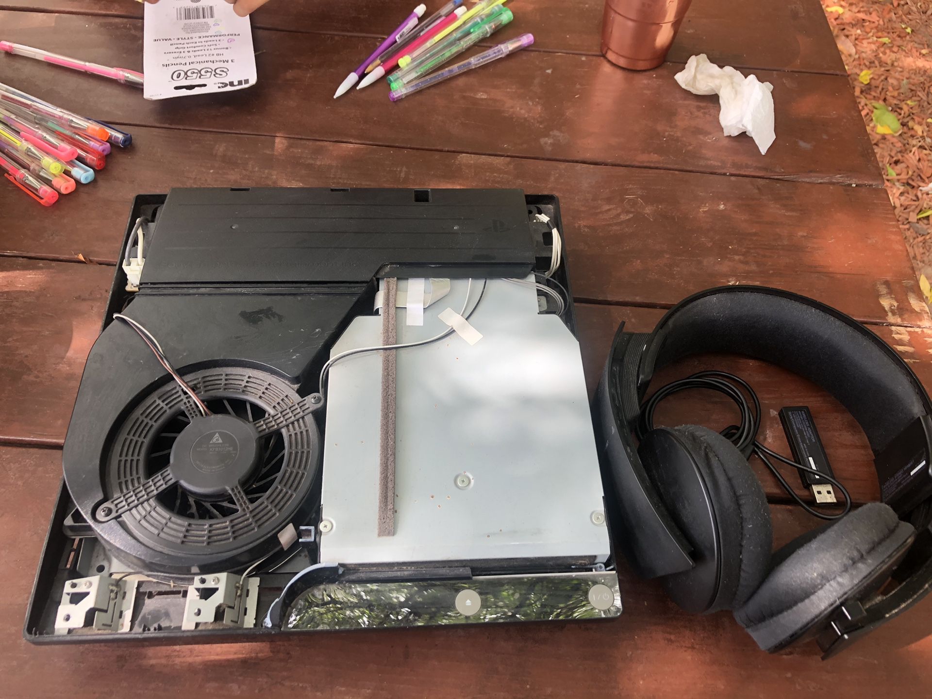 Ps3 for parts and headphones