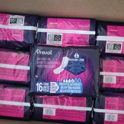 Case Of Prevail 4 Moderate Absorbancy (16ct) 9 Bags